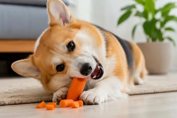 Cà rốt giòn cho chó thích nhai