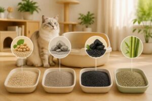 Các loại cát mèo phổ biến cho nhu cầu sử dụng khác nhau