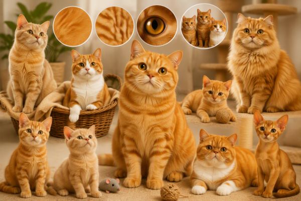 Những nét đặc trưng nổi bật của mèo cam