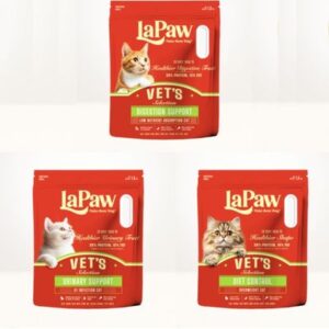 Hạt LaPaw Vets' Choice hỗ trợ tiêu hóa, tiết niệu và kiểm soát cân nặng cho mèo