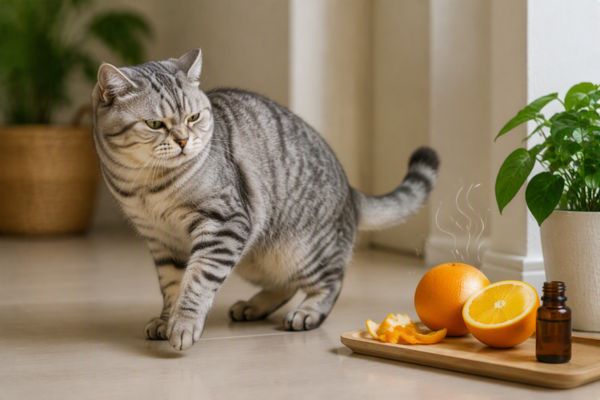 Mèo thường chủ động tránh những mùi quá nồng