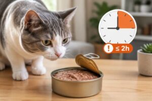 Pate cho mèo để ở nhiệt độ phòng quá lâu có thể bị hỏng