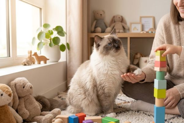 Ragdoll thân thiện và quấn người như thế nào?