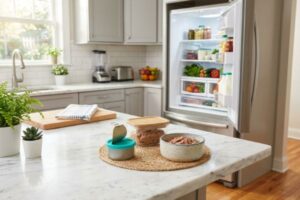 Hướng dẫn bảo quản pate cho chó đúng cách sau khi mở nắp bằng hộp đậy kín và cất ngăn mát tủ lạnh