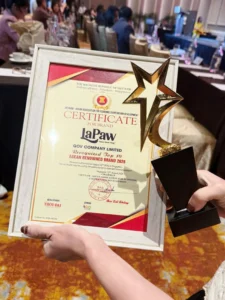 LaPaw Được Vinh Danh Trong Top 10 Thương Hiệu Nổi Tiếng ASEAN