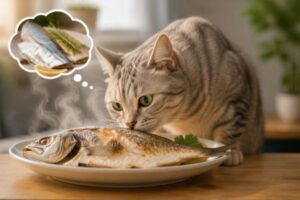 Mèo bị thu hút bởi mùi thơm và hương vị đặc trưng của cá