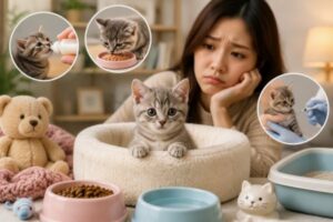Người mới nuôi mèo con và những điều cần chuẩn bị trong những ngày đầu