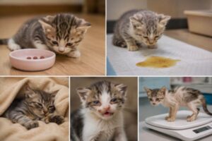 Những dấu hiệu cảnh báo mèo con cần được đưa đi khám thú y