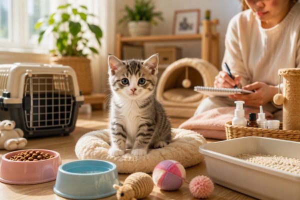 Nuôi mèo con khỏe mạnh từ những ngày đầu tại nhà