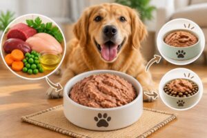 Pate cho chó và đặc điểm của thức ăn ướt