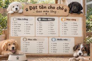 Màu lông đặc trưng giúp Sen chọn tên cho Boss