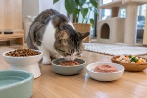Các loại thức ăn cho mèo phổ biến và cách lựa chọn phù hợp