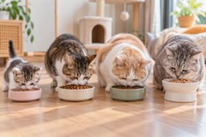 Dinh dưỡng phù hợp giúp mèo phát triển toàn diện